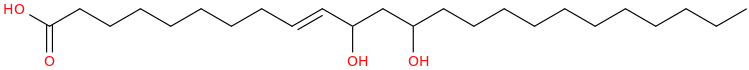 9 tetracosenoic acid, 11,13 dihydroxy 